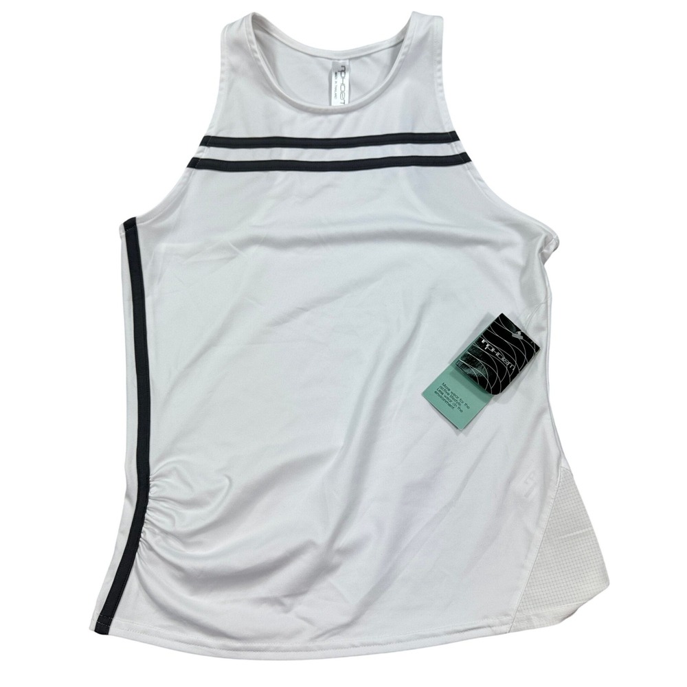 NEW InPhorm Tank Top Women's XS White Onyx Racerback Tennis Golf Athletic Fit